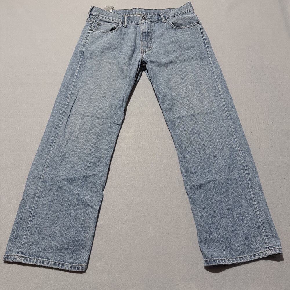 Levi's 569 Loose Straight Leg Jeans Men's Blue Denim Mid Rise Bootcut - 33x30